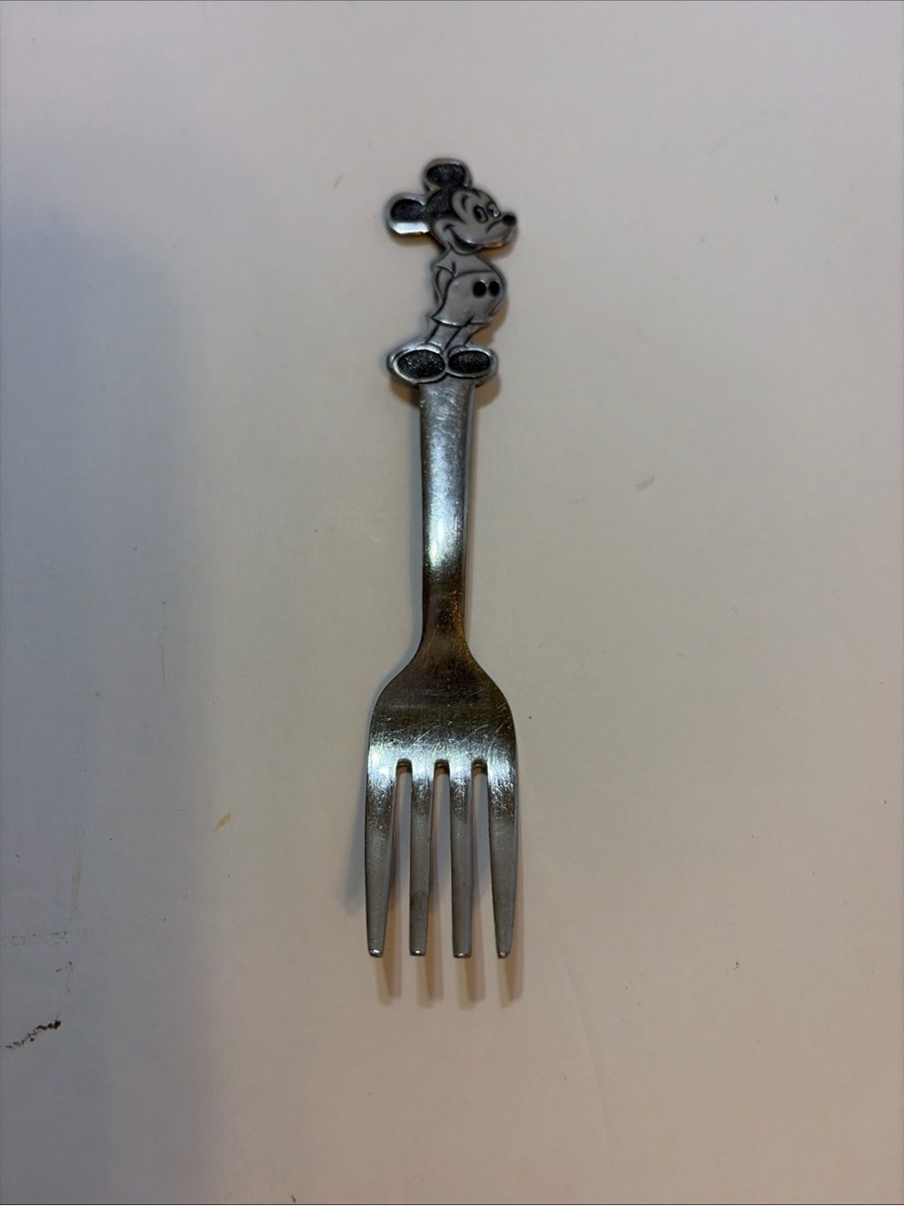 Vtg Mickey Mouse child fork Bonny Japan Walt Disney stainless flatware